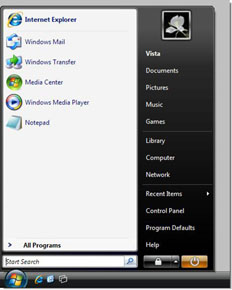 Vista Start Menu